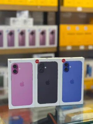 ايفون 16 بلس ، ذاكرة 256GB جديد ضمان سنة مع ملحقات