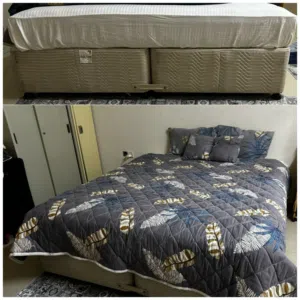 Double bed for sale + free extras  سرير مزدوج للبيع + إضافات مجانية