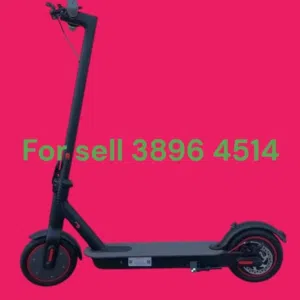 Electric scooter  60 bd 1 weeks using