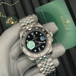 ROLEX YZ GMT MASTER AUTOMATIC  SAPPHIRE GLASS WATER RESISTANT (CASH ON DELIVERY ALL UAE)