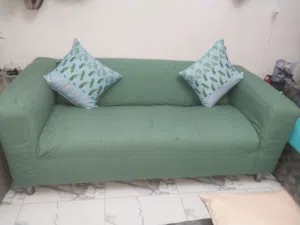 كنباي ثلاثيه عدد 2 للبيع بحاله ممتازه لون اخضر