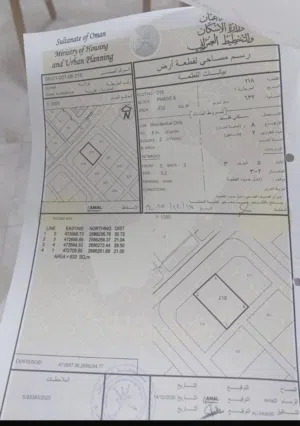 يوجد لدي اراضي سكنية للبيع في ولاية صحار