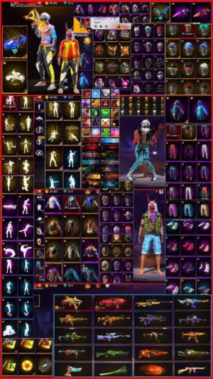 Free Fire Accounts and Characters for Sale in Al Dakhiliya