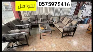 جلسات خارجية بأفضل اشكال متنوعة حسب الطلب يصنع من الخشب سويدي طبيعي راقية خرافية عليه ضمان