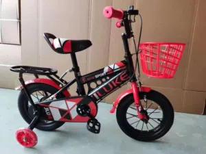 بسكليت مقاس 12 انش مع مقعد خلفي وسلة امامية بوكس وسط امريكي