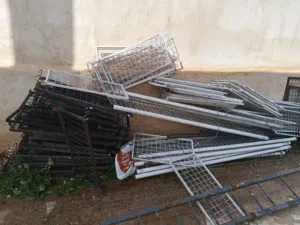 رفوف حديد عدد 40 رف