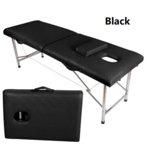 سرير مساج متنقل قابل للطي وزن لغاية 180 كغم مع فتحة للراس Portable Massage Bed