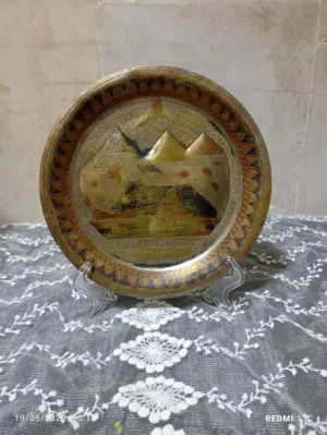 اطباق نحاس قديمه انتيكا