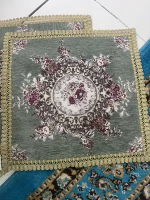 Luxury Vintage Floral Placemats Set مفارش طاولة بتصميم كلاسيكي فاخر