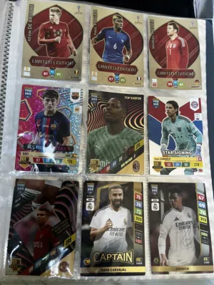 كروت كرة قدم أصلية – Top Class & Limited Edition