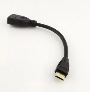 Mini Hdmi Male To Hdmi Female Adapter Cable Cord 1080P
