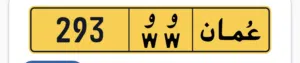 رقم لوحة سيارة مميز للاستخدام الشخصي