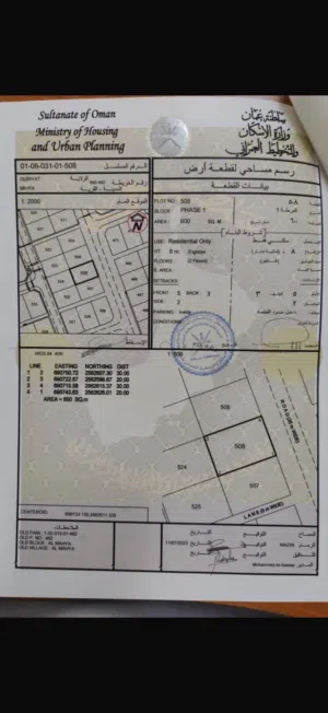 للبيع أرض سكنيه في قريات (محيا)