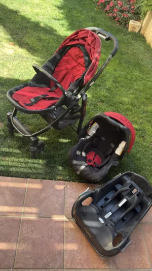 Baby stroller عربة أطفال baby car seat مقعد ) ( السعر غير قابل للتفاوض ) سيارة الطفل