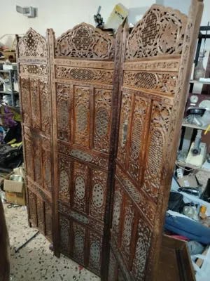 قاطع هندي حفر يدوي عباره عن تحفه فنيه بحاله ممتازه