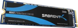 SABRENT 256GB Rocket M.2 Gen 3
