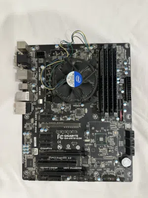 Motherboard,cpu,ram and psu combo