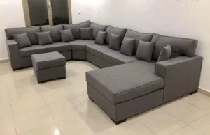 L shape sofa set