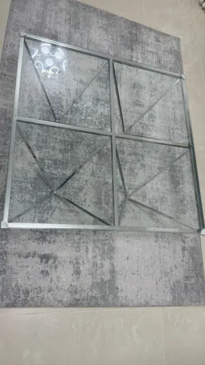 Coffee Table for Sale – Glass & Stainless Steel