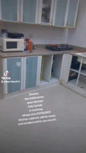 3 Bedrooms . Furnished . Monthly2