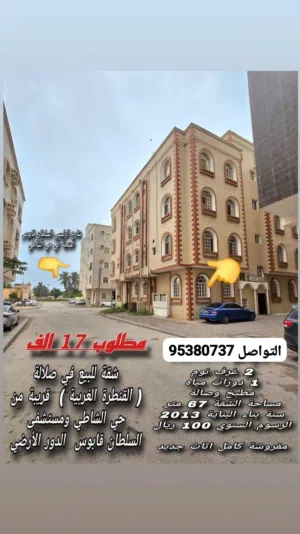 67 m2 2 Bedrooms Apartments for Sale in Dhofar Salala