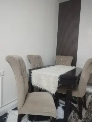 طاولة طعام 4 مقاعد 120*80