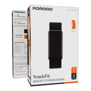 ساعة لياقة porodo track fit جديدة