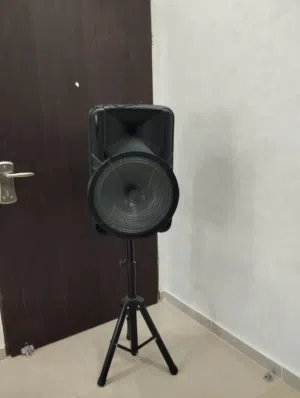 سماعة حفلات محمولة مع ستاند