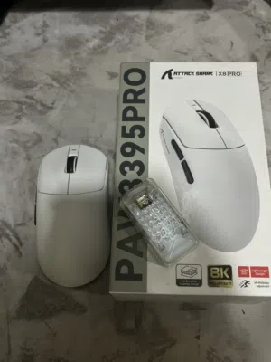 Attack shark x8 pro 8khz استعمال نظيف بس لزكة وحدة مبدلة