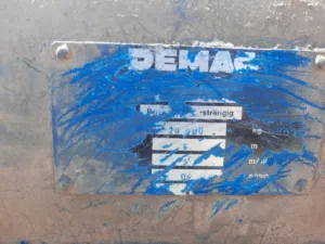 ونش ديماك 20 طن الماني دبل قيردر