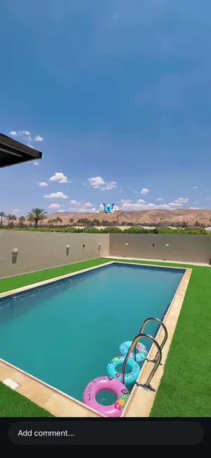 مزرعة وشاليه البداد للايجار منطقة كريمة