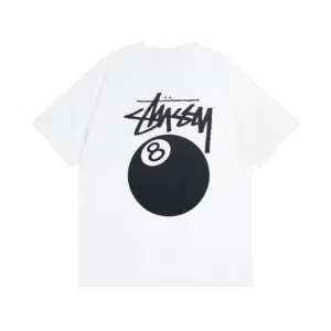 Stussy White T-Shirt – High Quality