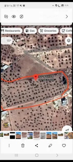 Farm Land for Sale in Jerash Dahl