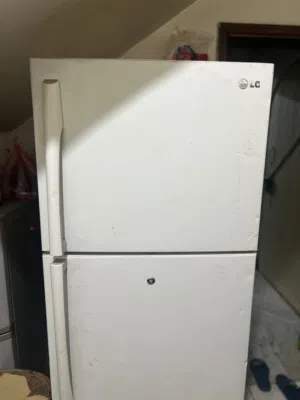 ثلاجه LG عرطهه مستعمل نظيف جداً للبيع حجم 450لتر اقتصاديه جداً ب80الف