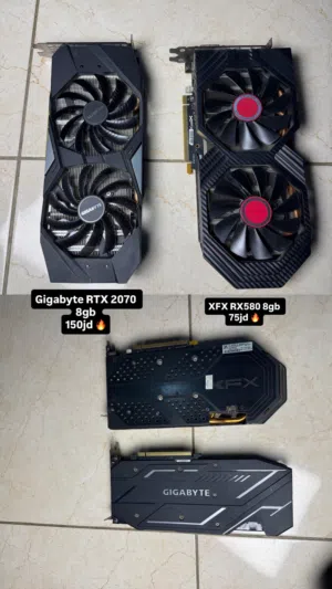 قطع pc واكسسورات للبيع كروت شاشة ومعالجات وتخزين وكلشي