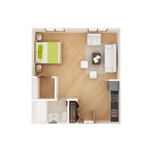 24 m2 Studio Apartments for Rent in Amman Marka Al Shamaliya