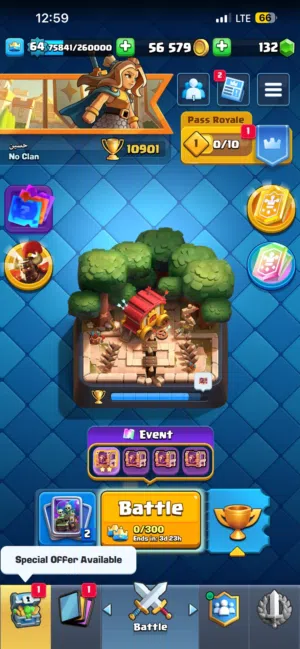 clash royale stacked account