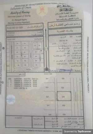 ارض للبيع ف ولايه لمضيبي