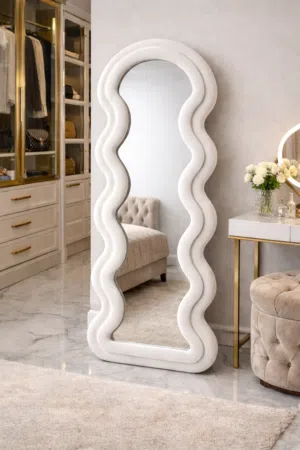 Mirror with stand