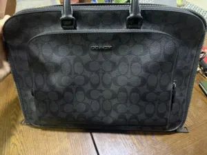 Coach leather briefcase