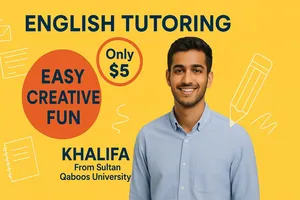 أعلم اللغة الإنجليزية من خلال كورس شامل يتكون من 6 حصص ، كل حصة مدتها ساعة ونص