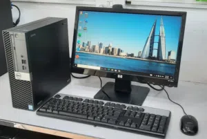 Dell Core i7 Computer (8CPUs) RAM 8GB SSD 128GB 35x Fast 19" Monitor WIN 11 & MS Office