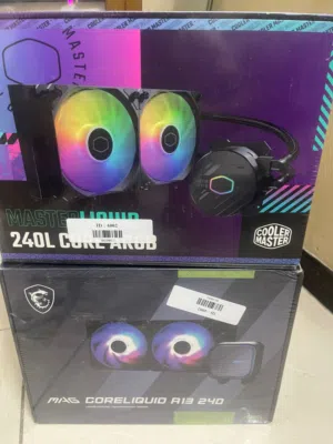 مبردات مائية جديدة Msi+Cooler Master