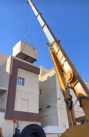 كرين رافعه بجميع الاحجام لخدمتك في جميع مناطق الكويت