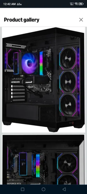 techtronix  gaming PC rtx 5060ti  i5. _14400F H610+wifi