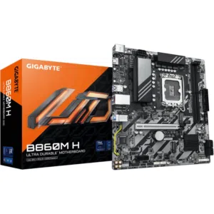 مذربورد جيجابايت لمعالجات انتل كور الترا - GIGABYTE UD B860M-H/DDR5 LGA 1851 MOTHERBOARD