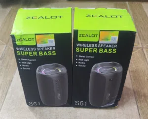 سماعات ZEALOT S61 Wireless Bluetooth Speaker (x2) من شركة ZEALOT