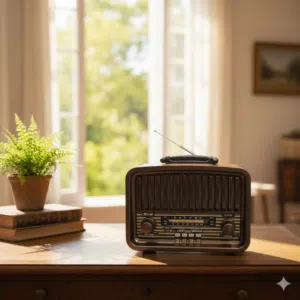 راديو أنتيك سماعات بلوتوث  تمتع بالمزيج الرائع بين الكلاسيكية والتقنية الحديثة