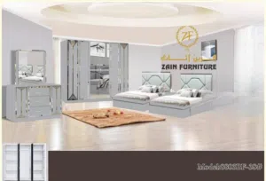 غرف نوم توينز مع دوشق طبي وتركيب