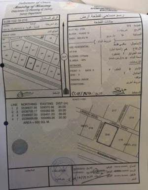 Residential Land for Sale in Al Dakhiliya Nizwa